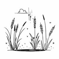 Simple flat illustration as Autumn park with colorful foliage concept as A vibrant autumn park with colorful foliage under a clear sky providing a festive and clean backgrou Dynamics Set 14 vector