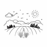 Simple flat illustration as Autumn park with colorful foliage concept as A vibrant autumn park with colorful foliage under a clear sky providing a festive and clean backgrou Dynamics Set 21 vector