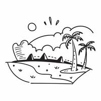 Simple flat illustration as Serene lake with clear blue water in summer concept as A peaceful lake with crystal clear blue water surrounded by lush greenery perfect for busi Dynamics vector