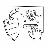 Social engineering attack and antivirus concept as A social engineering attack icon paired with an antivirus symbolizing the detection and prevention of human based cyber threats p Dynamics vector
