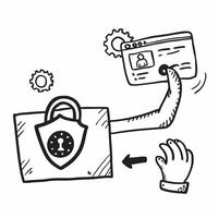 Social engineering attack and firewall concept as A social engineering attack icon paired with a firewall representing the importance of firewall protection against human based cyb Dynamics vector