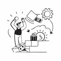Solar power and production line worker concept as Solar power paired with a production line worker representing the integration of renewable energy in manufacturing labor perfect f Dynamics vector