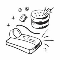 Spa stones and calculator concept as Spa stones and a calculator symbolizing the balance between relaxation and financial calculations ideal for clean and isolated designs o Dynamics vector