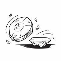Spa stones and tennis ball concept as Spa stones and a tennis ball symbolizing the balance between relaxation and sport ideal for clean and isolated designs on a white backg Dynamics vector