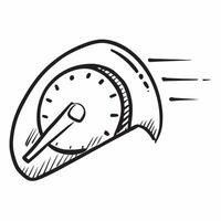 Speedometer icon with copy space on a gray background concept as A icon image of a speedometer icon with generous copy space on a gray background ideal for speed and performance Dynamic Dynamics vector