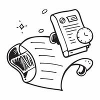 Sports watch and financial document concept as A sports watch and a financial document blending timekeeping for workouts with financial planning ideal for isolated designs o Dynamics vector