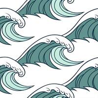Summer waves seamless pattern with soft rolling waves and gentle gradients for a calm ocean vibe concept as Calm ocean waves pattern with soft rolling waves and gentle gradients id Dynamics vector
