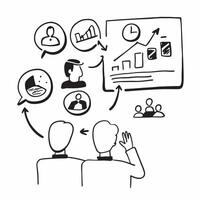 Supervisor with coaching session concept as A supervisors profile blended with a coaching session symbolizing guidance and support in employee development Ideal for business train Dynamics vector