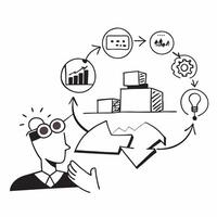 Supply chain manager with logistics network concept as A supply chain managers profile blended with a logistics network symbolizing the efficiency and coordination in petrochemical Dynamics vector