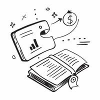 Tax code book and financial analysis concept as A tax code book paired with a financial analysis icon symbolizing the understanding of tax laws and financial implications perfect f Dynamics vector