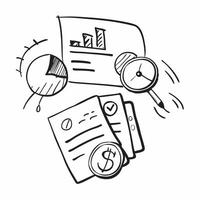 Tax credit and financial analysis concept as A tax credit icon paired with a financial analysis document symbolizing the impact of tax credits on financial health ideal for clean a Dynamics vector