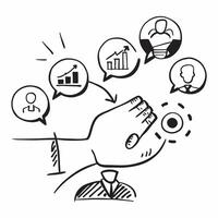 Team leader with team conflict concept as A team leaders profile blended with a team conflict situation symbolizing the challenges of interpersonal issues in the workplace Ideal f Dynamics vector
