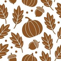 Thanksgiving leaves seamless pattern with rich autumn colors of red orange and yellow for a warm harvest inspired look concept as Warm Thanksgiving pattern with red orange and yell Dynamics Set 5 vector