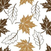 Thanksgiving leaves seamless pattern with rich autumn colors of red orange and yellow for a warm harvest inspired look concept as Warm Thanksgiving pattern with red orange and yell Dynamics Set 13 vector