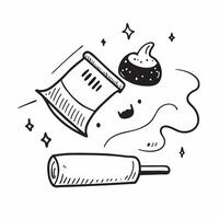 Toothbrush and Toothpaste with Oral Health Wording concept as A realistic illustration of a toothbrush and toothpaste perfect for promoting oral hygiene and dental care The words Dynamics vector
