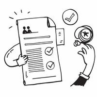 Vendor with contract renewals concept as A vendors profile blended with contract renewals symbolizing the evaluation of contract renewals in vendor management Ideal for business a Dynamics vector
