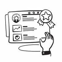 Vendor with performance benchmarks concept as A vendors profile blended with performance benchmarks symbolizing benchmark evaluation in vendor management Ideal for business and ve Dynamics vector