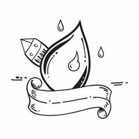 Water drop icon with copy space on a minimalist background concept as A image of a water drop icon with generous copy space on a minimalist background ideal for hydration an Dynamics vector