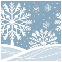 Winter snow seamless pattern with large soft snowflakes and frosty textures for a dreamy snow covered landscape concept as Dreamy winter snow pattern with soft snowflakes and frost Dynamics vector