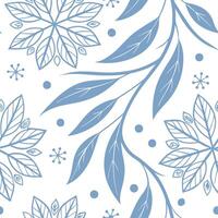 Winter whites seamless pattern with delicate snowflakes and icy textures for a refined elegant winter aesthetic concept as Elegant winter whites pattern with delicate snowflakes an Dynamics Set 2 vector