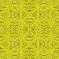 Yellow seamless psychedelic abstract curved stripe pattern background graphic vector