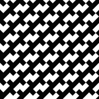 A black and white pattern with squares vector