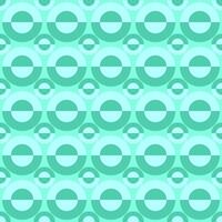 Seamless light blue geometrical circle pattern design background - colored graphic vector