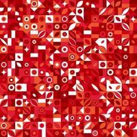 Chaotic mosaic pattern background - colorful abstract graphic vector