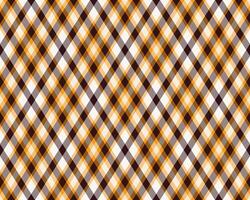 Vibrant diagonal plaid pattern in warm autumnal tones. Perfect for textile design, website backgrounds, or fall-themed projects. Seamless repeat for versatile use. vector