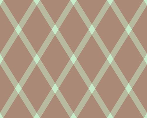 Elegant diamond plaid pattern in muted brown and pale green. Perfect for backgrounds, textiles, or packaging design.