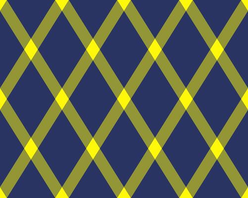 Vibrant diagonal plaid pattern in navy blue and yellow. Perfect for textiles, website backgrounds, or any design needing a bold, geometric texture. Seamless repeat ensures versatile application.