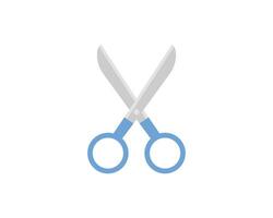 Simple, clean illustration of scissors. Perfect for websites, apps, or presentations needing a cutting, editing, or crafting theme. Versatile design, easily adaptable to various color palettes. vector