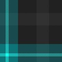 Stylish teal and charcoal plaid pattern. Perfect for textile design, fashion, or website backgrounds. vector