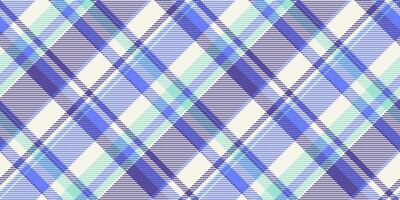 Spring pattern background fabric, postcard texture check plaid. Service textile tartan seamless in linen and blue colors. vector