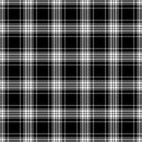 Hippie tartan pattern , tiny textile plaid seamless. Oriental background fabric texture check in white and black colors. vector