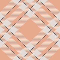 Textile tartan texture of background fabric with a plaid pattern seamless check. vector