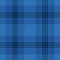 Scrapbooking fabric pattern , marketing check seamless texture. Shabby plaid tartan textile background in blue and cyan colors. vector