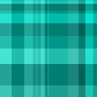 Turquoise pattern background tartan, place seamless check. Azul fabric textile plaid texture in teal and turquoise colors. vector