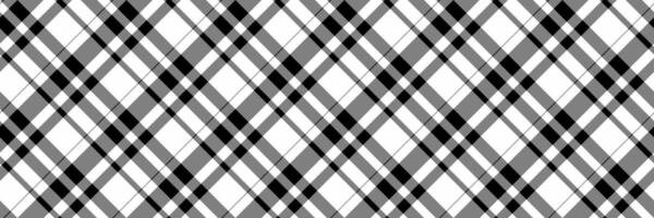 Deluxe tartan pattern fabric, simple check seamless background. Us texture textile plaid in gray and white colors. vector