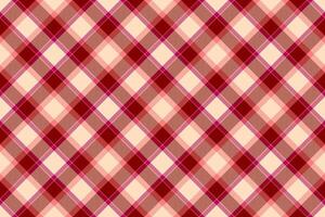 Vibrant red and pink plaid pattern, perfect for textile design, fashion, and website backgrounds. This seamless texture offers a stylish and versatile design element for various projects. vector