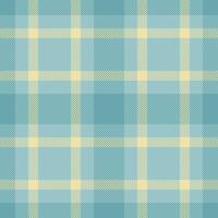 Elegant pastel blue and cream plaid pattern. Perfect for textile designs, website backgrounds, or packaging. Subtle texture adds visual interest. vector