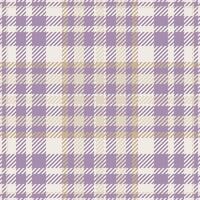 Italian textile pattern check, pretty background tartan. Single seamless fabric texture plaid in pastel and white colors. vector