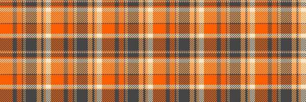 Vibrant orange and gray plaid pattern. Perfect for autumnal designs, textile prints, fall fashion, and website backgrounds. This seamless texture offers a bold, stylish look. vector