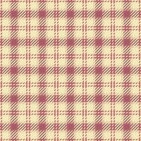 Teenager background texture, checkered plaid tartan textile. Summer pattern check fabric seamless in light and red colors. vector