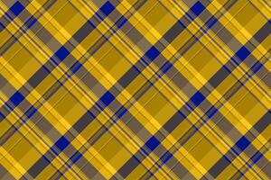 Site texture tartan seamless, carpet fabric background textile. Composition check pattern plaid in yellow and bright colors. vector