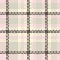 Elegant herringbone plaid pattern in soft pastel pinks, creams, and greys. Perfect for textile design, fashion, branding, and website backgrounds. vector