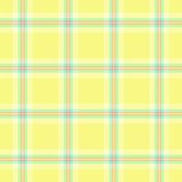 Contour tartan texture fabric, weave seamless textile . Reel pattern plaid check background in yellow and orange colors. vector