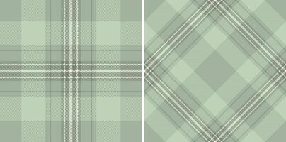 Background check fabric of pattern textile seamless with a tartan plaid texture. Set in popular colors. Geometric unique identity design. vector