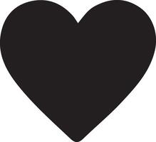 Love icon shape, thin design on white background vector
