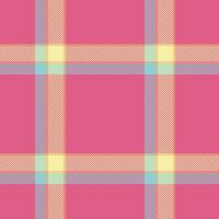 India textile pattern texture, top plaid check tartan. Wedding fabric seamless background in red and yellow colors. vector